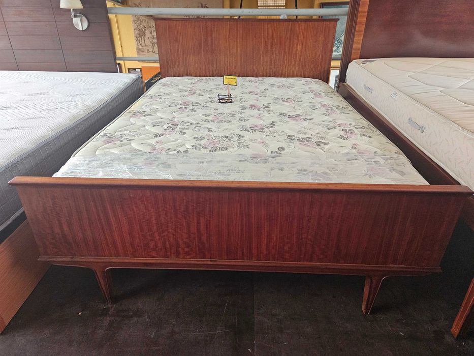 Bed with slatted base and mattress - excellent overall condition