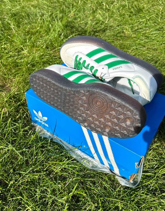 adidas SAMBAE White/Green r. 39 1/3 – nowe + pudełko