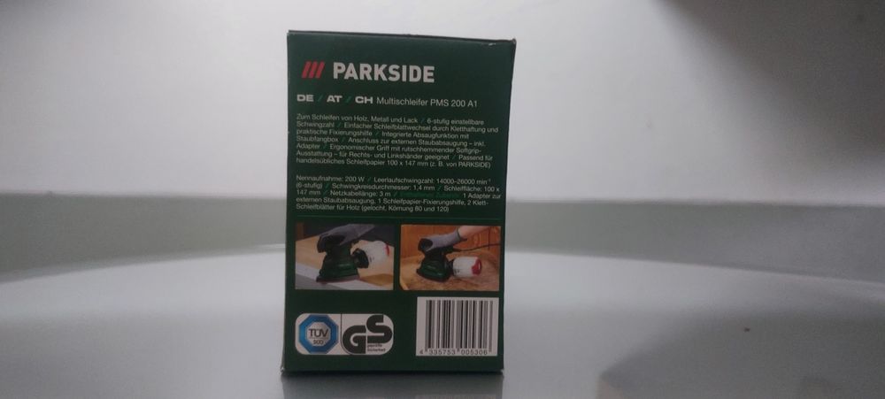 Lixadeira Multifunções Parkside PMS 200 A1