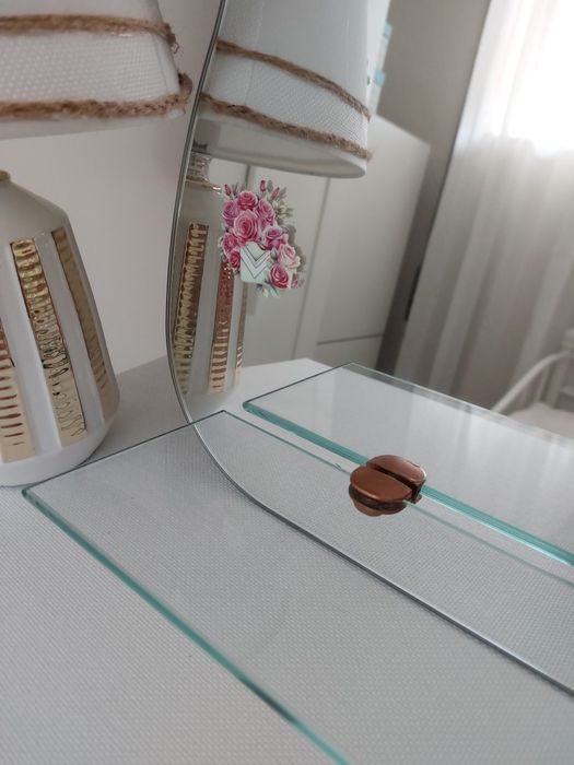 Espelho de Parede Vintage, 60x75cm com dois pontos de fixação