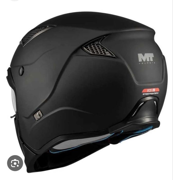 Capacete MT Helmets Capacete conversível Streetfighter SV S Pure Matt Black