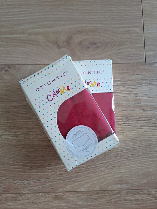 2x Majtki damskie Atlantic, rozmiar M, serce