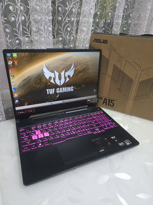 Asus TUF A15/144Hz/Ryzen 5800H×16CPU/RTX 3060 6GB/RAM:16GB/SSD