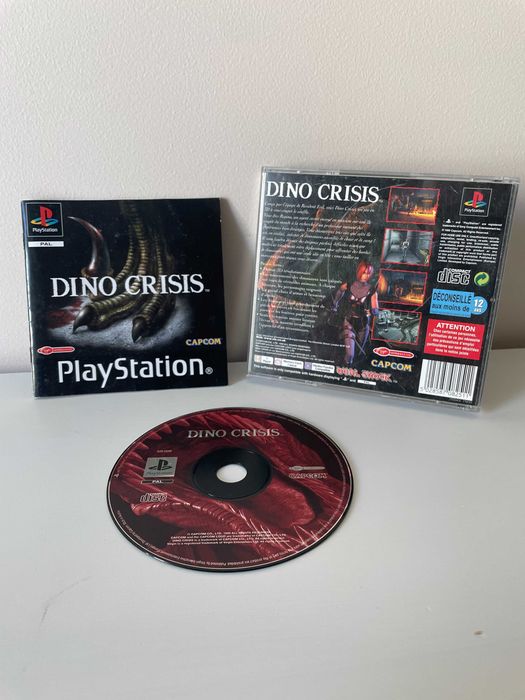 Dino Crisis PS1 - Caixa Original + Manual + Disco
