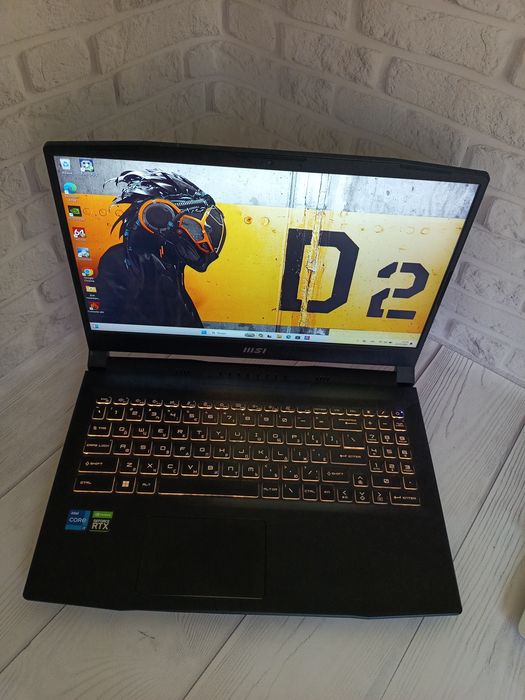 Геймерський ноутбук MSI KATANA GF66 12UGSK-836US  RTX 3070 Ti  I7-12650H 10 ядер 16 Gb DDR4 1 Tb SSD NVME  коробка