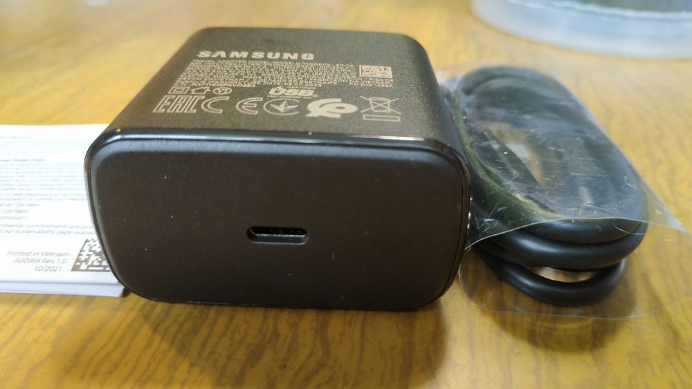 Быстрая зарядка Samsung 45W  + кабель Type-C / Швидка зарядка Samsung