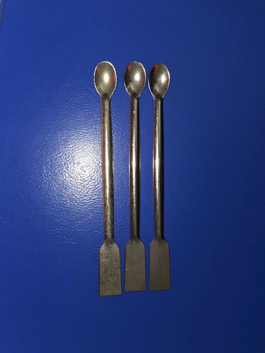 Colheres Amostras duas pontas - Aço Inoxidável