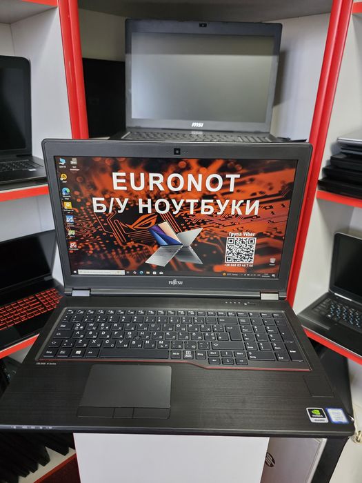 Fujitsu H780 i7-8750H ram 16gb. Ssd 512gb відео 4gb