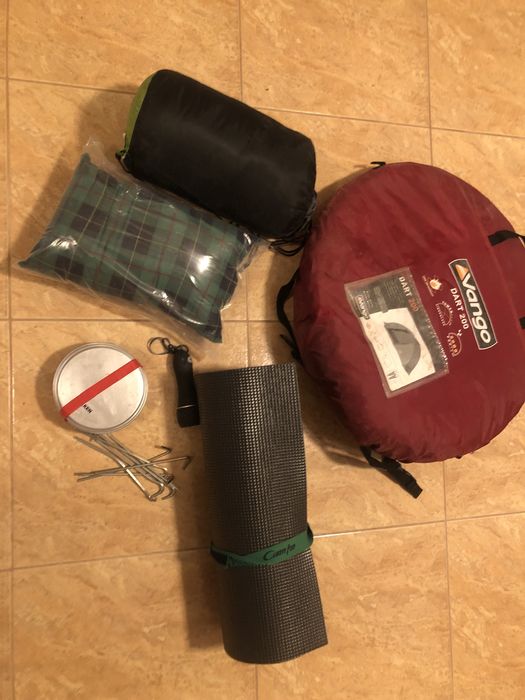 Kit campismo com tenda e mochila