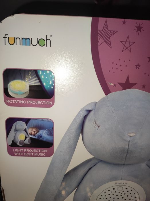 Funmuch Кролик вухастий з проектором (модель FM666-50). 
Іграшка