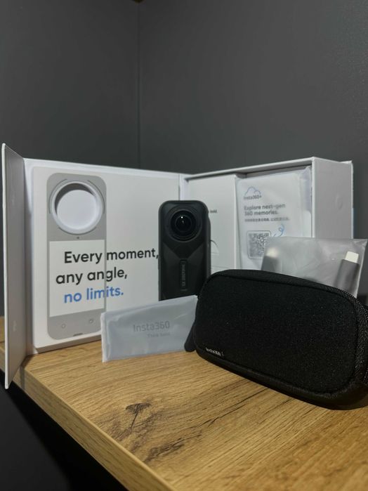 Нова Преміальна екшн-камера Insta360 X5 | 360° Action Camera