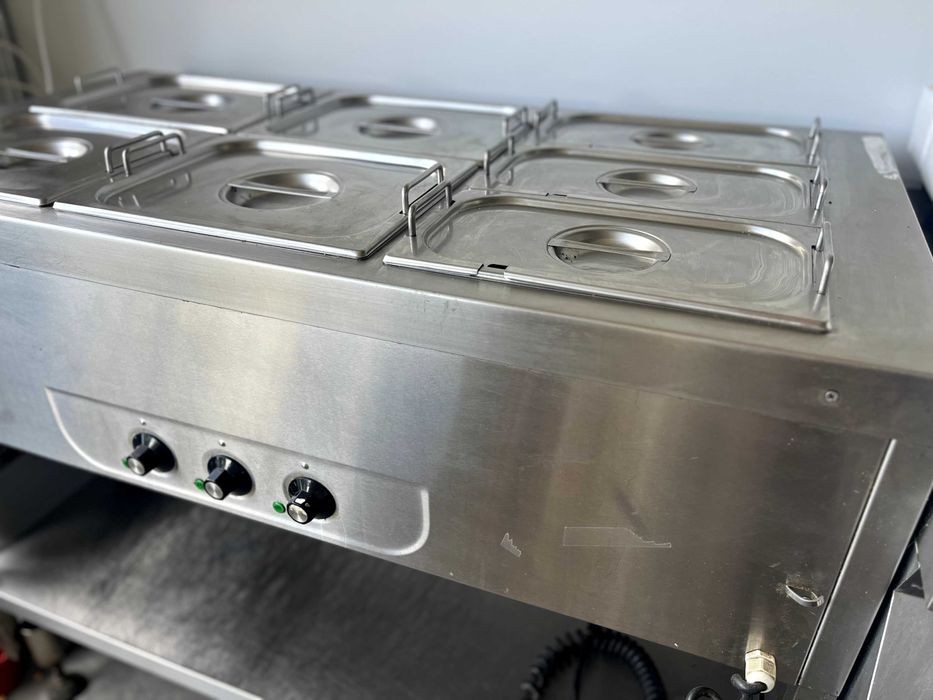 Bemar gastronomiczny elektryczny wolnostojący 3xGN1/1 Pogrzewacz