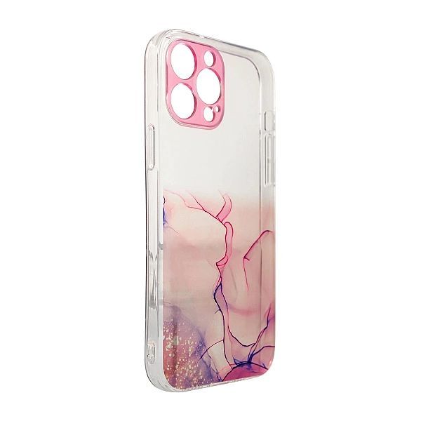 Marble Case etui do Samsung Galaxy A12/5g żelowy pokrowiec marmur różo