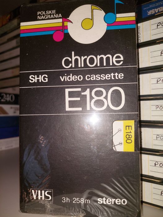 Nowa czysta kaseta vhs