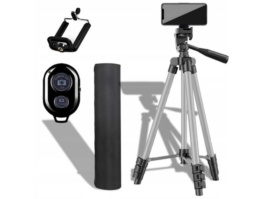 NOWY Statyw 103 Cm Tripod Pilot Uchwyt Na Telefon Bluetooth [DARMOWA WYSYŁKA]