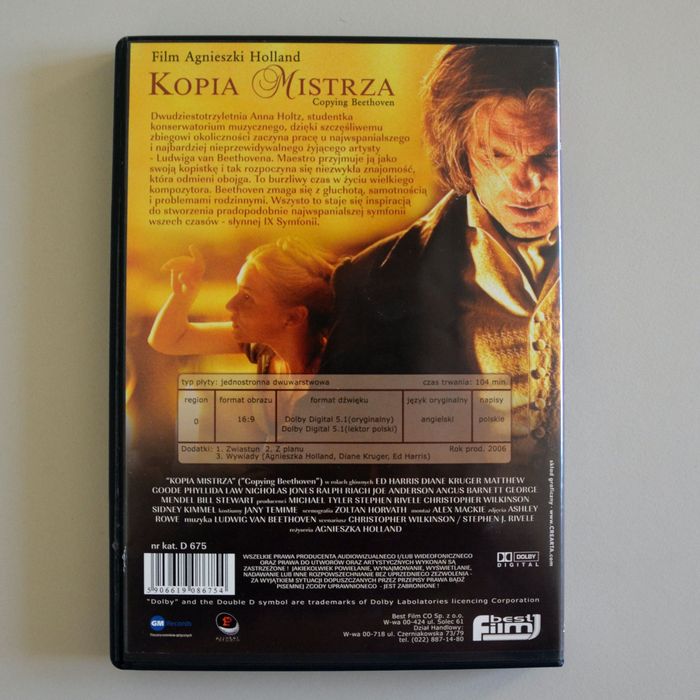 Film DVD "Kopia mistrza"