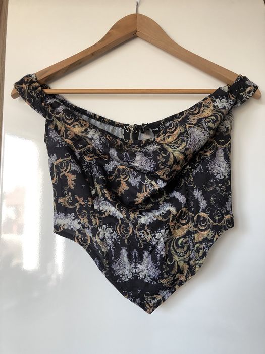 Nowy, gorsetowy crop top PrettyLittleThing