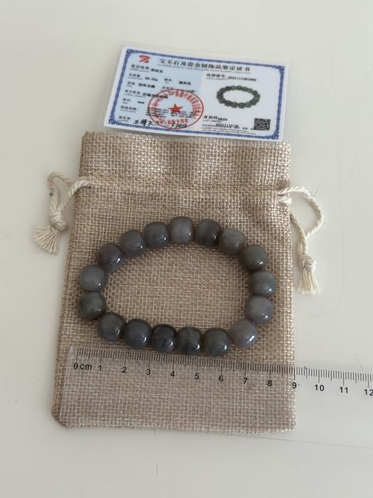 nao negociavel pulseira de jade natural certificado