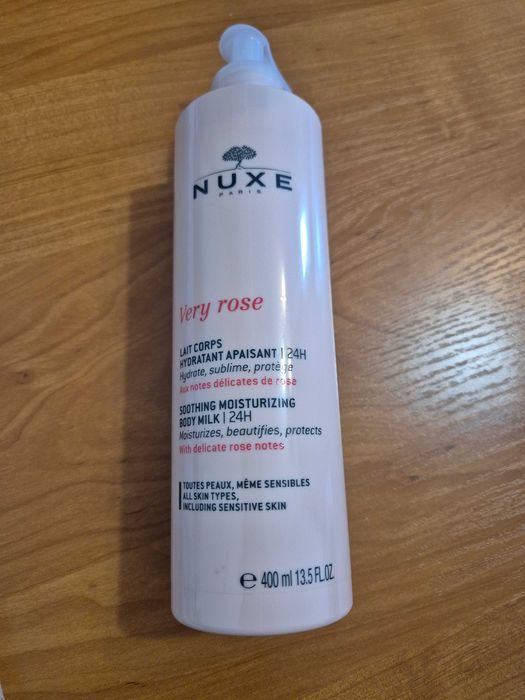 Łagodząco-nawilżające mleczko do ciała Nuxe Very Rose Soothing Moisturizing Body Milk