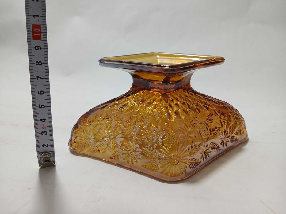 Taça de vidro Carnaval - Arte deco