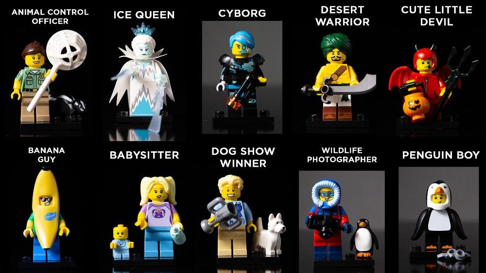 Coleção Lego minifigures - várias