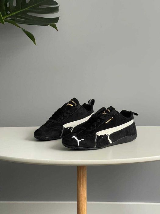 Кросівки Puma Speedcat Suede Balenciaga In Black premium | Кроссовки жіночі