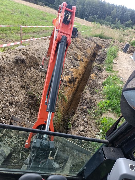 Usługi i wynajem minikoparki, koparko ładowarki ,transport kiper