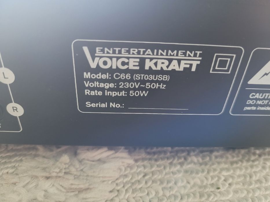 Wzmacniacz do kolumn głośników Voice Kraft