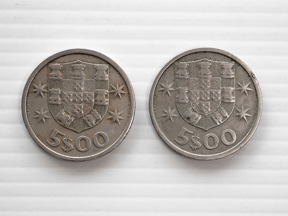 2 Moedas 5 Escudos 1966