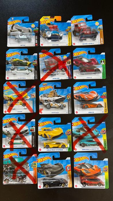 Likwidacja kolekcji Hot Wheels, wszystko po 7