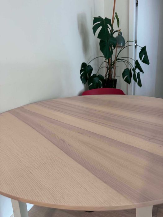 IKEA stół okleina jesionowa, 105 cm