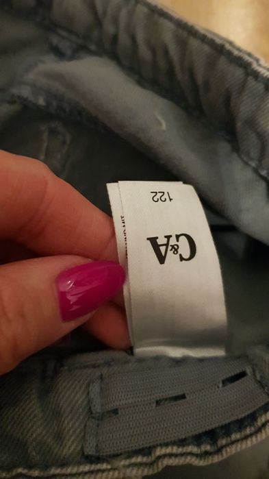 Spodenki C&A rozm.122 jeansowe jak nowe