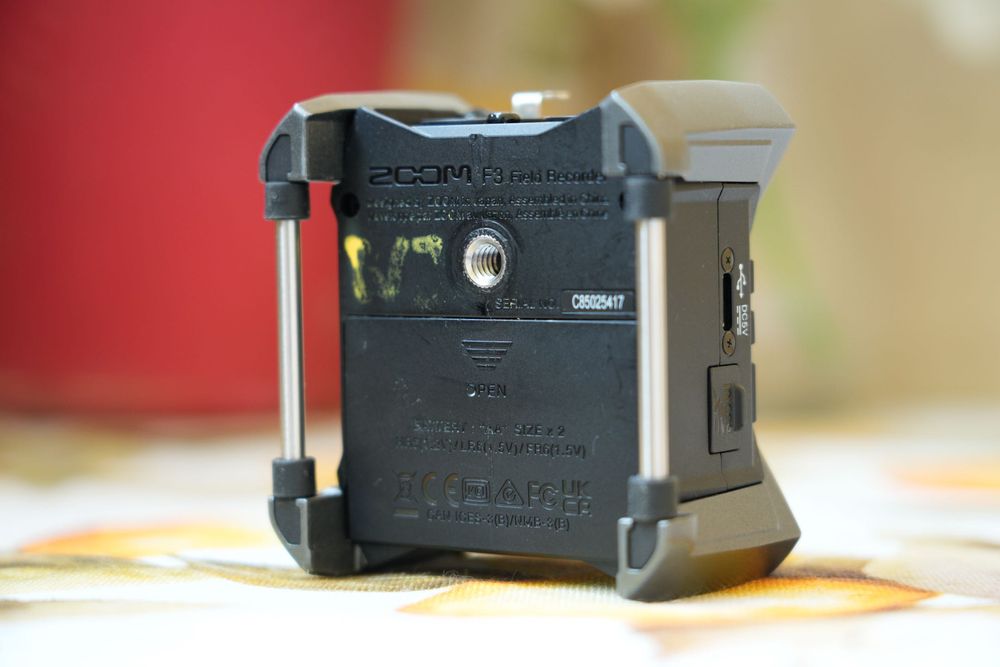 Zoom F3 rekorder 32 bit