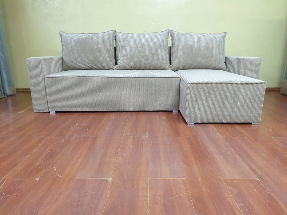Narożnik Noko Sztruks Kolory Dowolne Kanapa Sofa