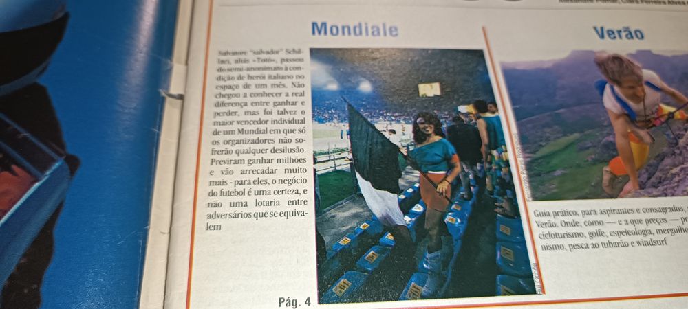 Revista Expresso com Mundial Futebol 1990