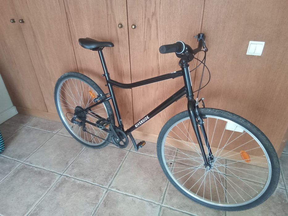Bicicleta riverside 100   120 b-twin decathlon