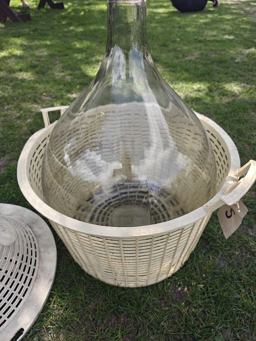 Balon Gąsior dama do wina 25L w koszu
