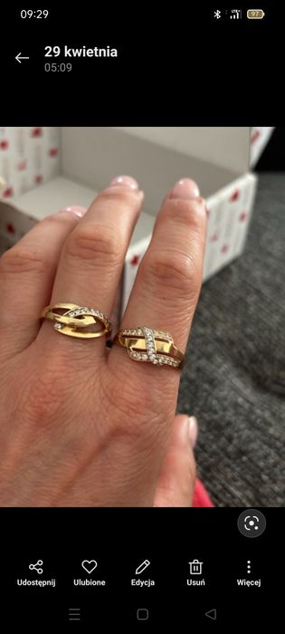 Kolczyki złote damskie 585