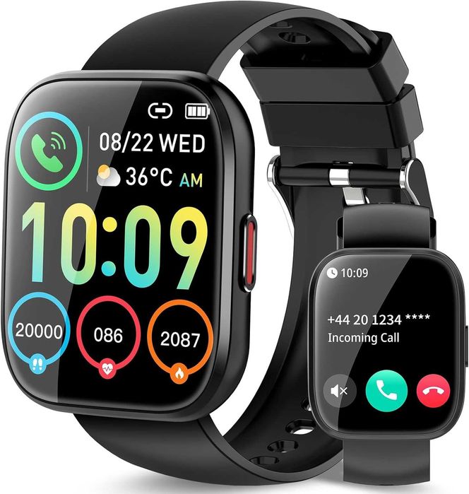 Smartwatch zegarek fitness z 112 trybami sportowymi czarny