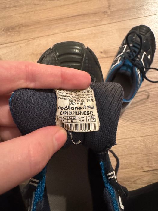 Buty turystyczne trekkingowe chłopięce Quechua Crossrock rozmiar 34