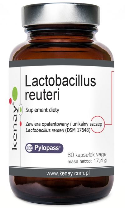 kenay lactobacillus reuteri pylopass 60kapsułek