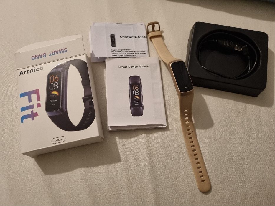 Smartwatch Pro Zegarek Damski Elegancki Złoty Kroki Tętno Menu  Polski