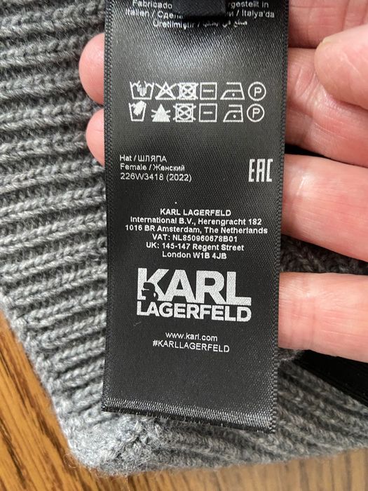 Nowa czapka Karl Lagerfeld