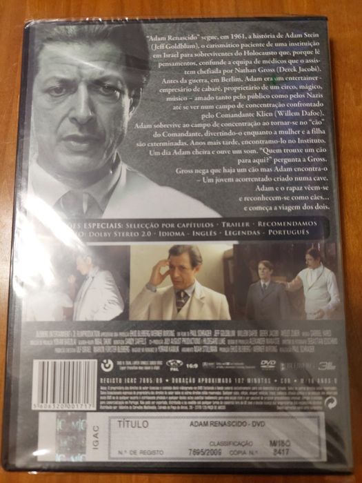 Dvd - Adam Renascido Novo Selado