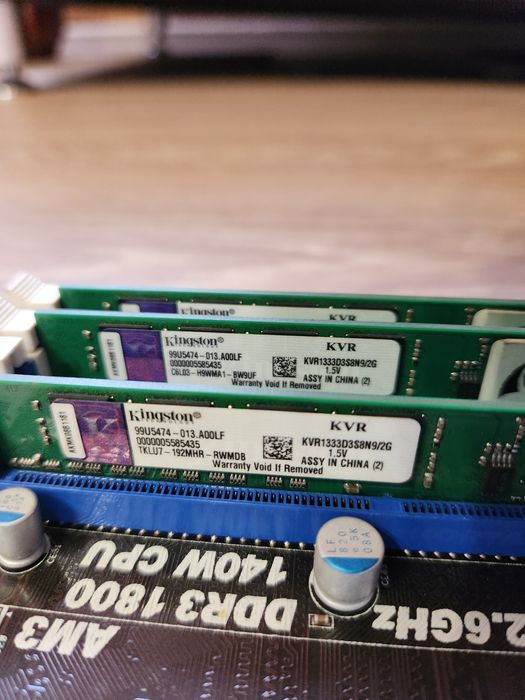 Материнскька плата + процесор + оперативна пам'ять