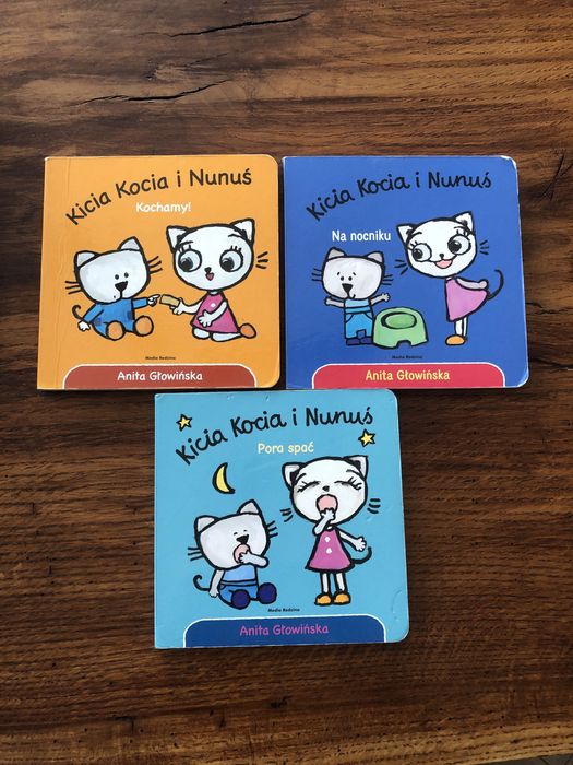 3 ksiazki kici kocia