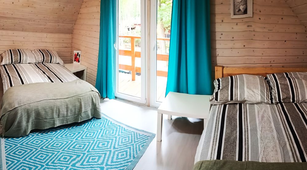W sosnowym lesie Domek   Mazury Makowo Las jezioro ryby grzyby