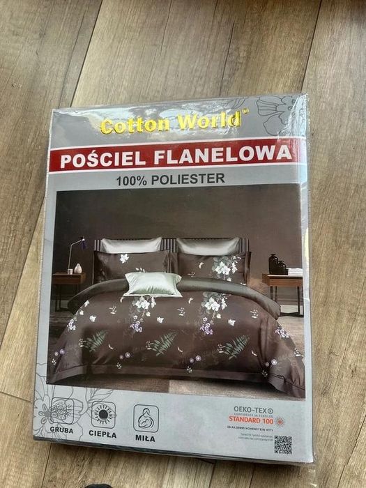 Nowa pościel zapakowana