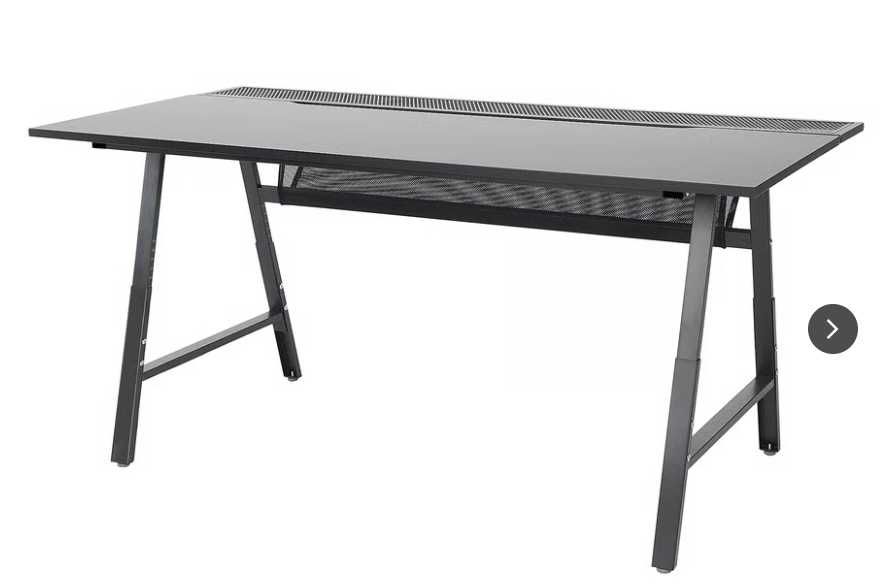 Ikea Biurko gamingowe UTESPELARE szary 160x80
