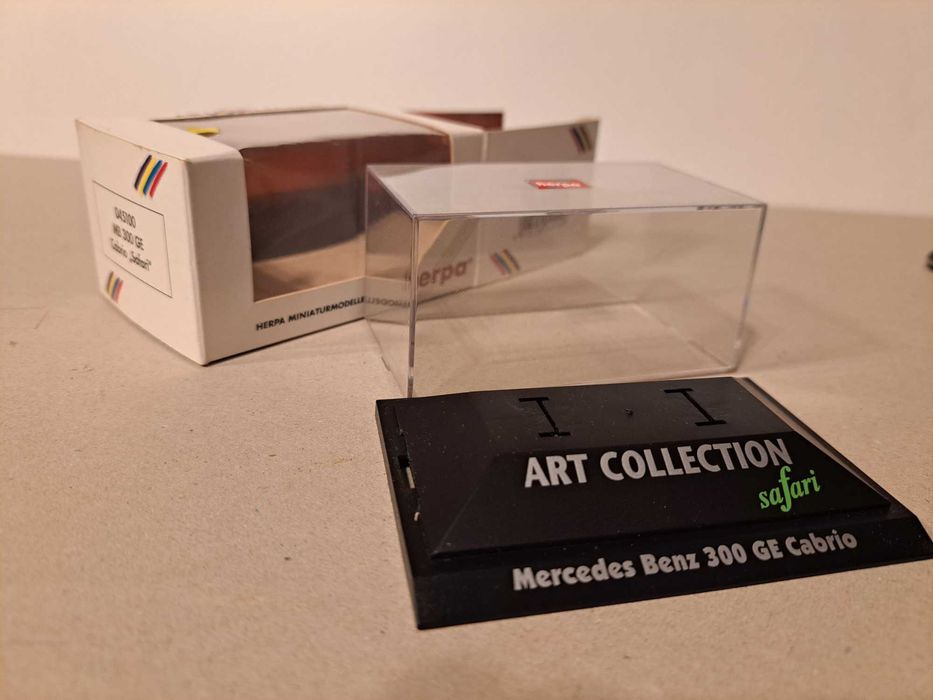 opakowanie HERPA Art Collection Mercedes 300 GE Cabrio 1:87